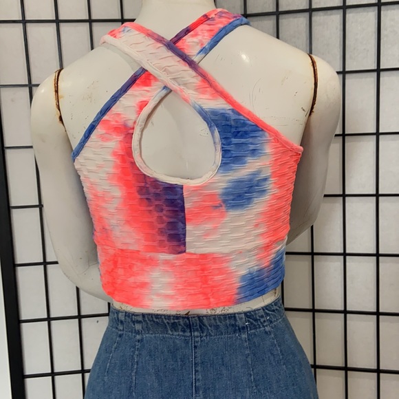 Bundle of 2 “Hot Kiss” Tye Dye Tanks - Picture 3 of 12